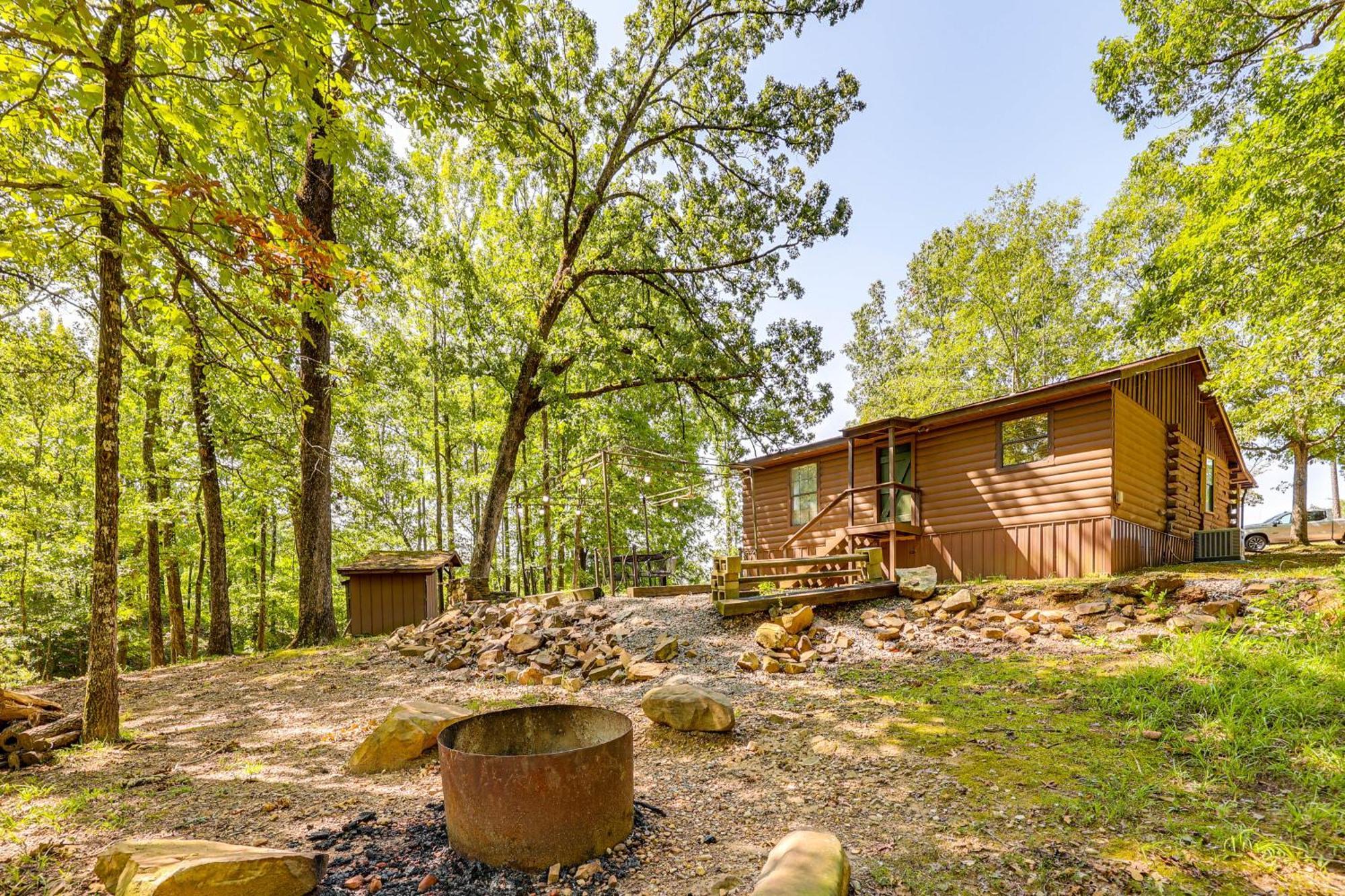 Arkansas Log Cabin Rental Near Lake Greeson! Mount Moriah المظهر الخارجي الصورة