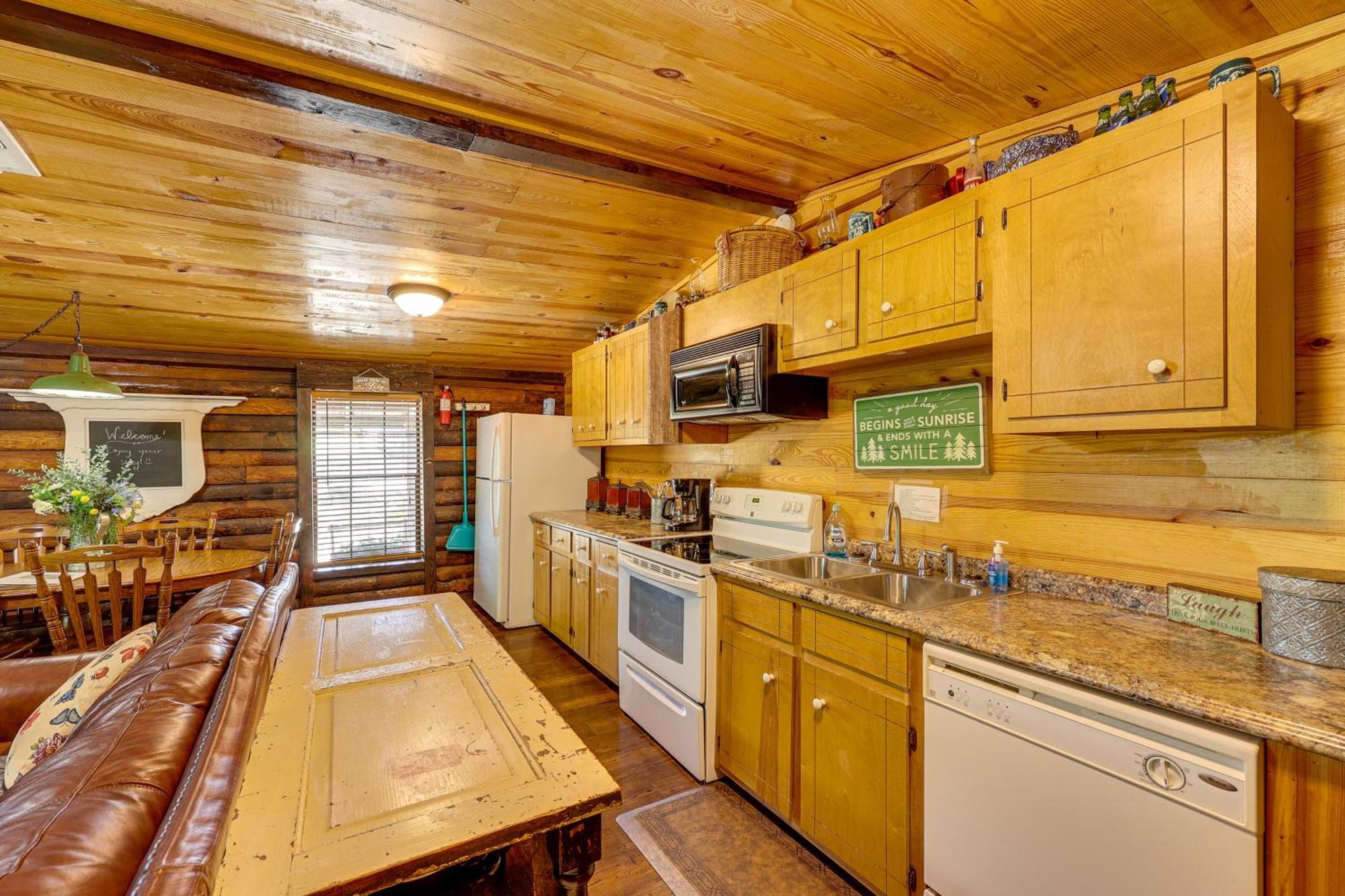 Arkansas Log Cabin Rental Near Lake Greeson! Mount Moriah المظهر الخارجي الصورة