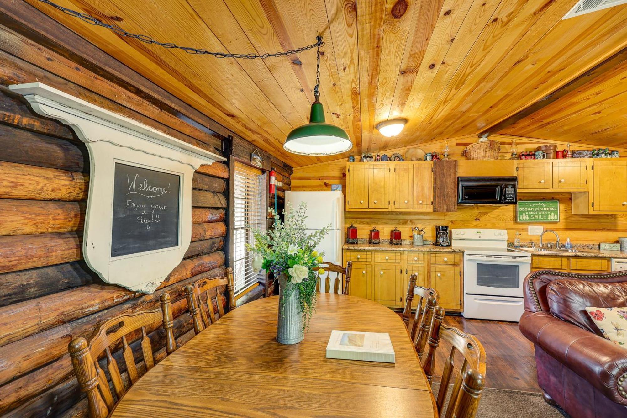 Arkansas Log Cabin Rental Near Lake Greeson! Mount Moriah المظهر الخارجي الصورة